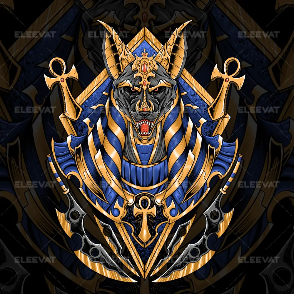 Mecha ANUBIS Artwork Illustration